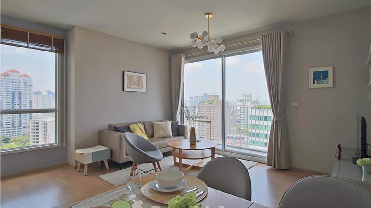 For RentCondoSukhumvit, Asoke, Thonglor : 1 bed 1 bath 58 sqm condo at HQ by Sansiri for rent 50,000THB per month, Sukhumvit soi 55, Thonglor BTS