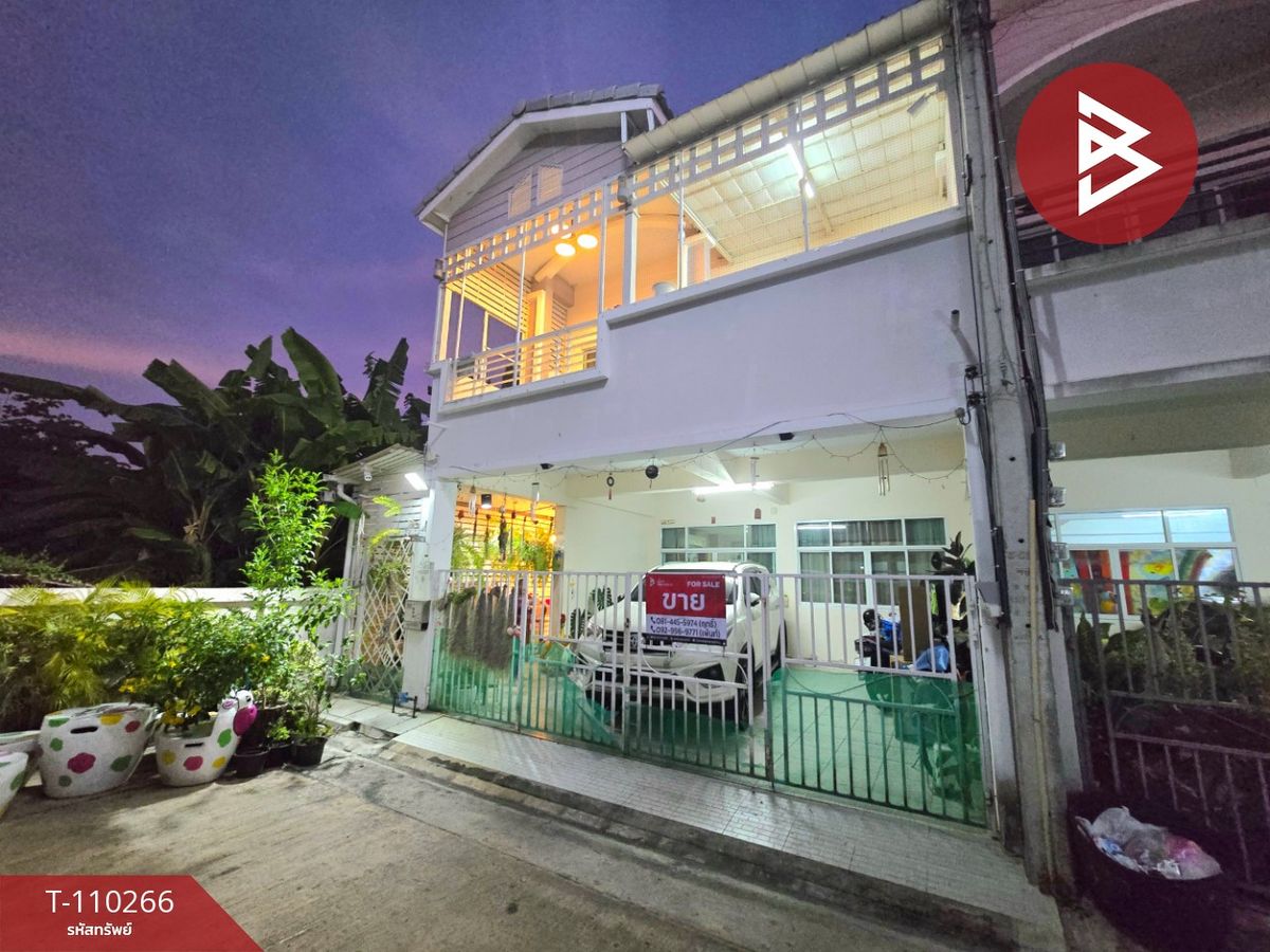 ขายทาวน์โฮมนครปฐม : ขายทาวน์เฮ้าส์ หมู่บ้านศิริวรรณ สามควายเผือก นครปฐม