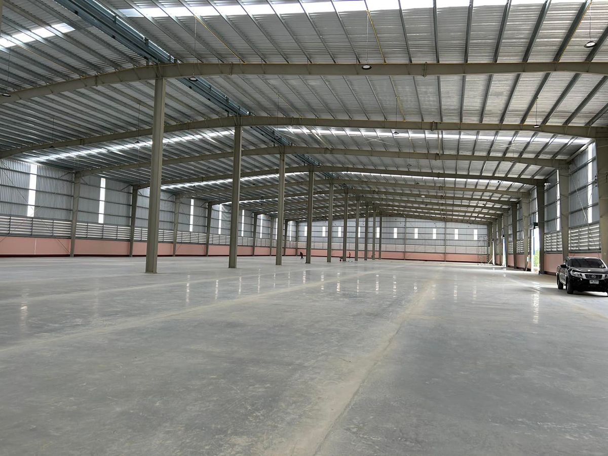 For RentWarehousePattaya, Bangsaen, Chonburi : Rent a new warehouse Mato Dusdus Tree Size 6,180 sq.m. (Dark Purple area), Bo Thong Subdistrict, Bo Thong District, Chon Buri (Property Code TW2-310)