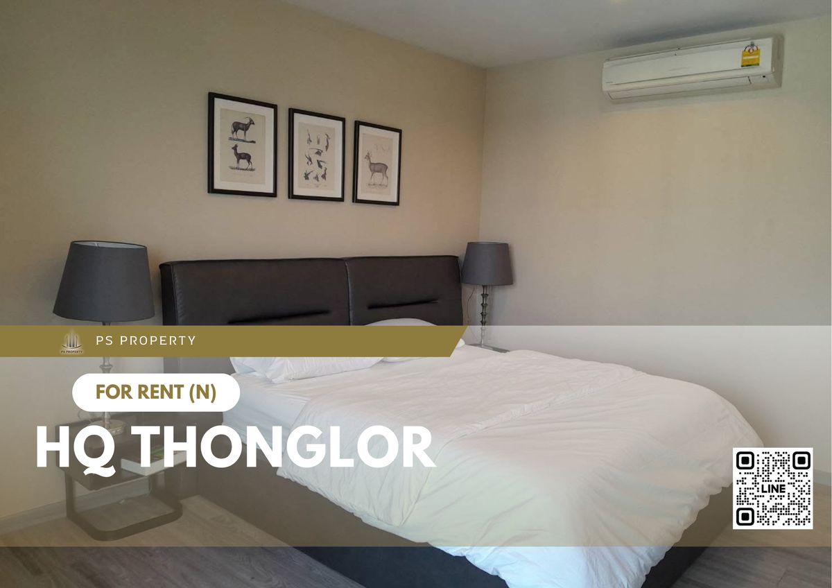 For RentCondoSukhumvit, Asoke, Thonglor : For rent ✨ HQ Thonglor ✨ 1 bedroom, 2 bathrooms, fully furnished and equipped, near BTS Thonglor