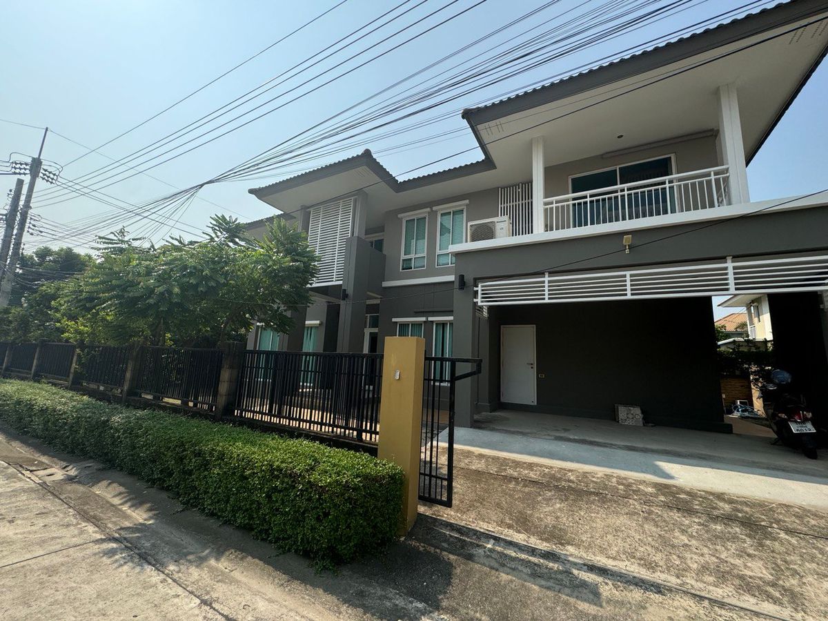 For RentHouseNawamin, Ramindra : 🏡 For Rent – Spacious Corner Single House @ Delight Watcharapol–Jatuchot Fully furnished, move-in ready | Largest unit in the project | Large outdoor space | Near expressway with easy city access