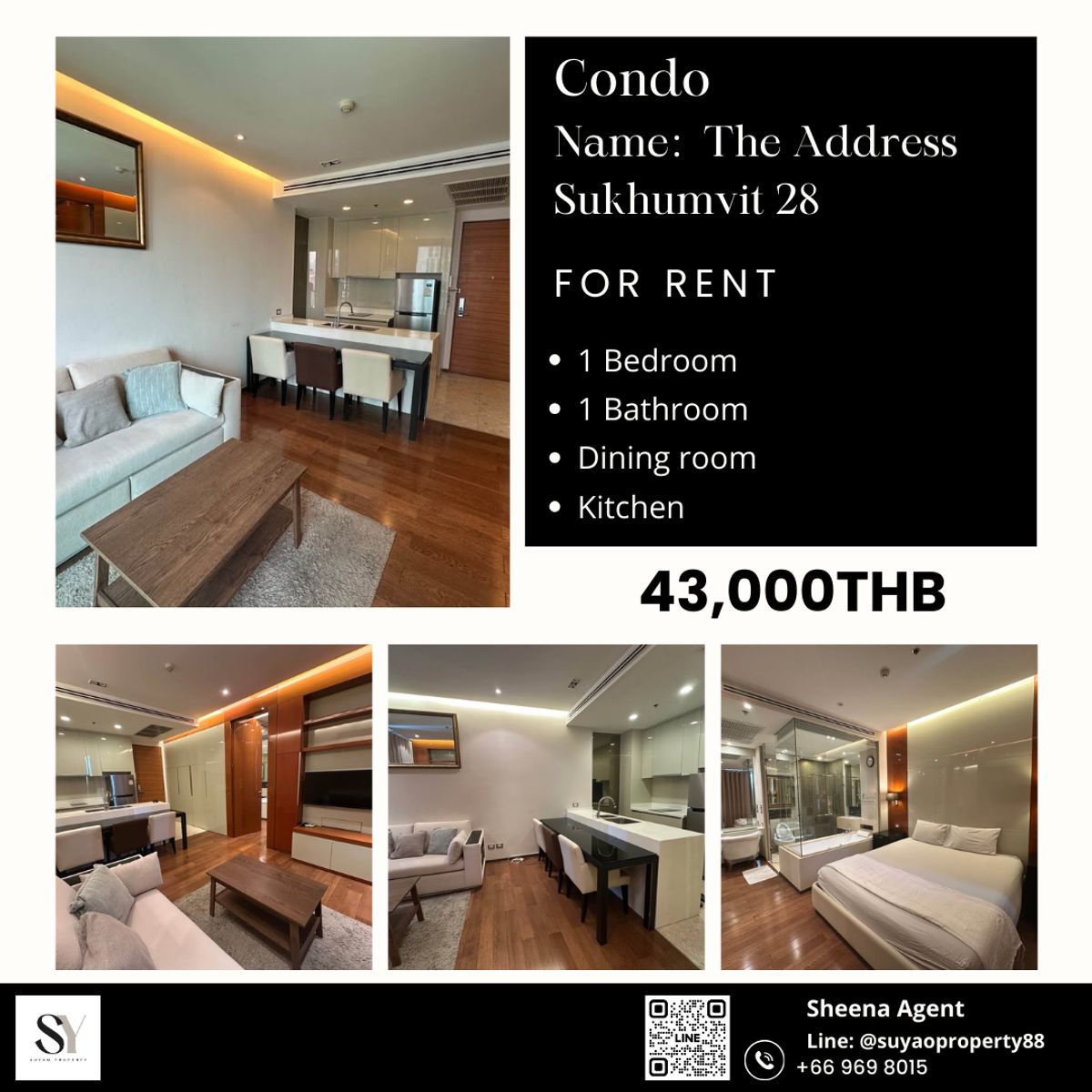 For RentCondoSukhumvit, Asoke, Thonglor : The Address Sukhumvit 28