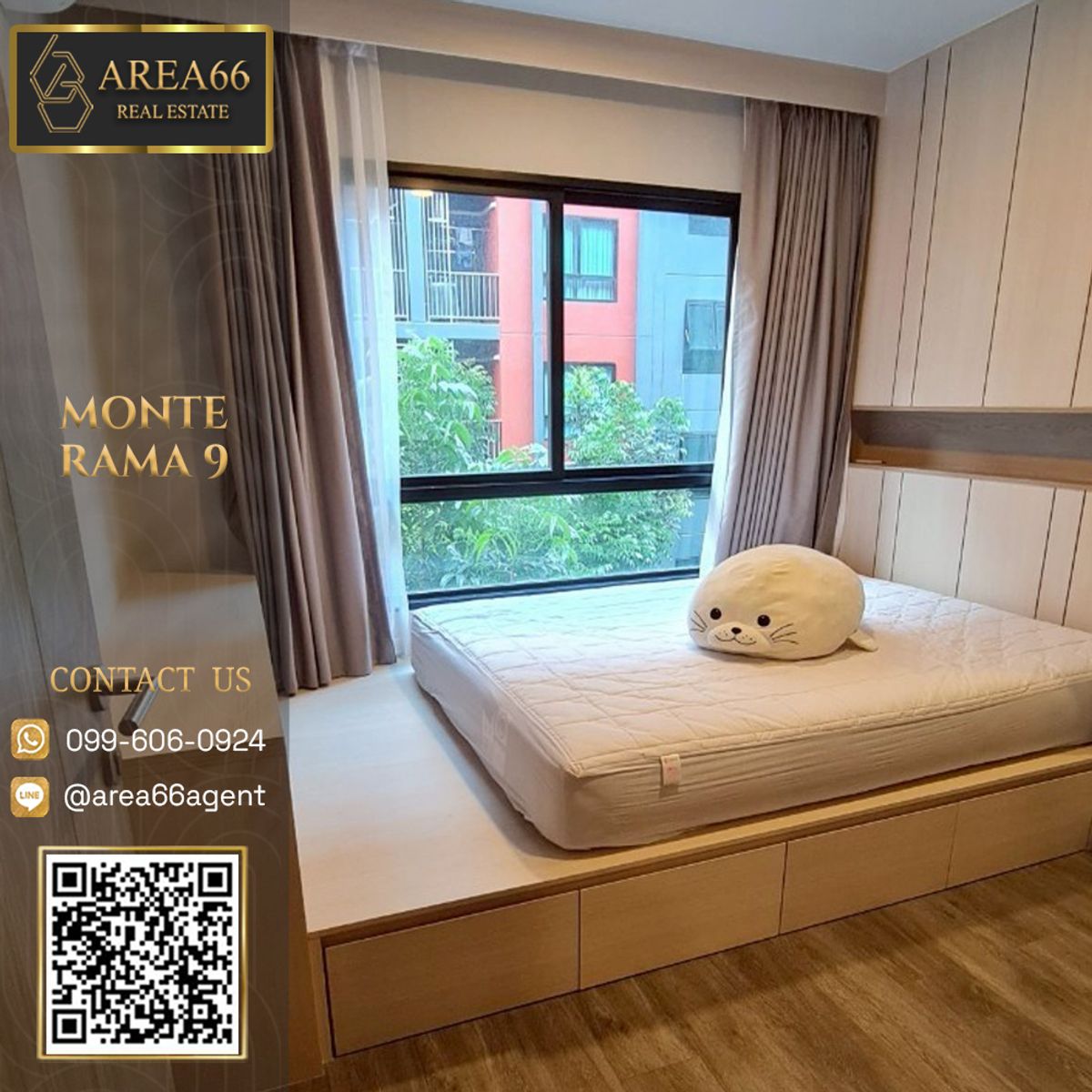 For SaleCondoRama9, Petchburi, RCA : 🔥 For sale !! Monte Rama 9 Condo