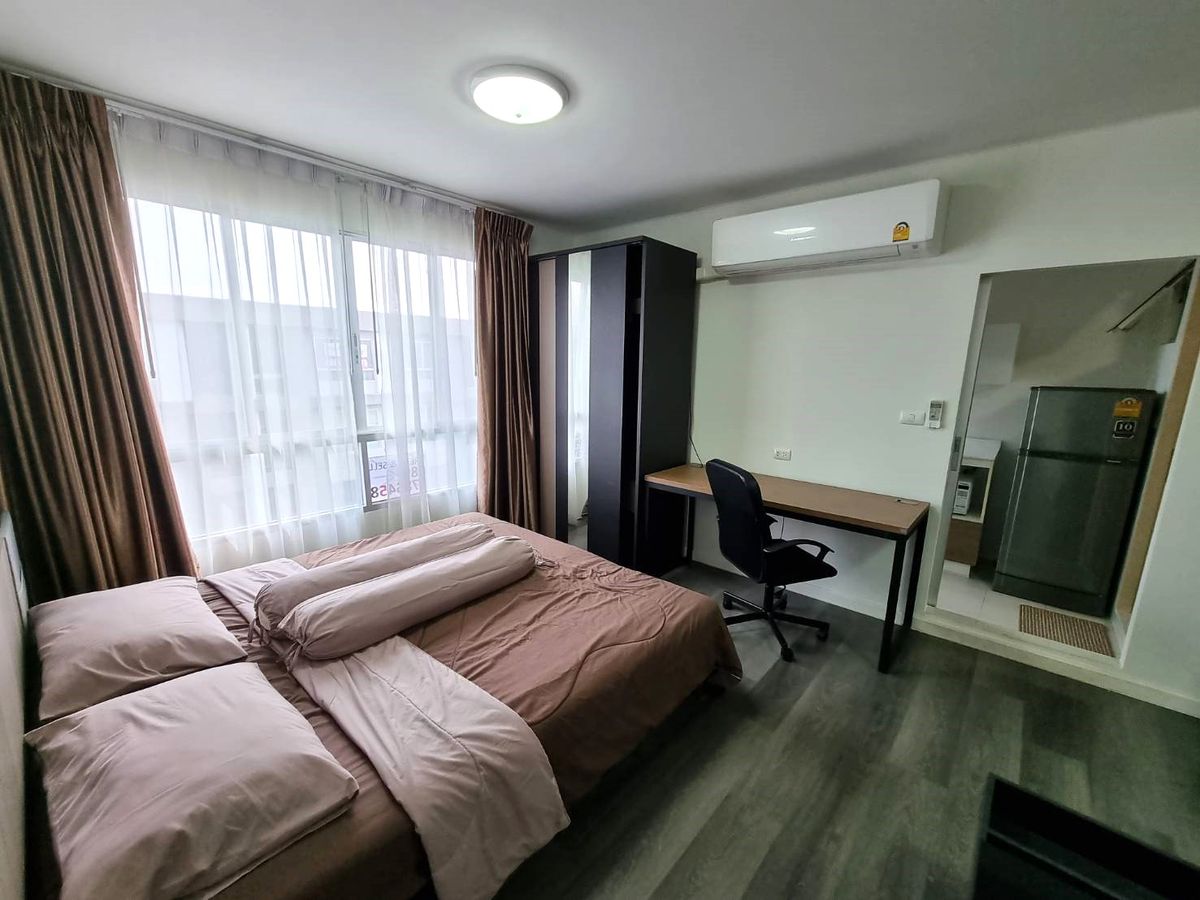 For RentCondoBangna, Bearing, Lasalle : (Owner renting itself) D -Condo Campus Resort Bangna, auspicious number 278/456, auspicious floor 8