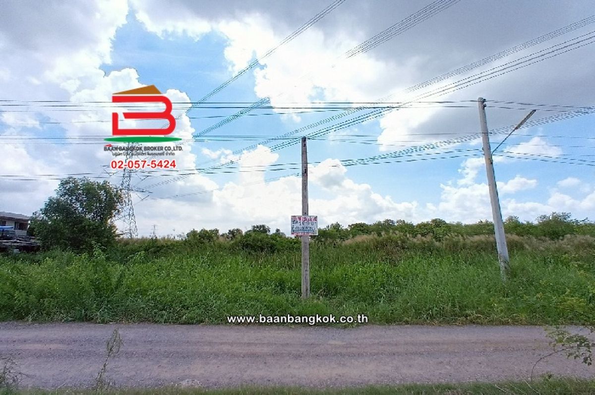 For SaleLandPathum Thani,Rangsit, Thammasat : Vacant Land, Soi Khlong Sa Phatthana, Village No. 3, Soi 1, 1 Rai area, near Triam Udom Suksa School, Pathum Thani, Khlong Khwai Subdistrict, Sam Khok District, Pathum Thani Province
