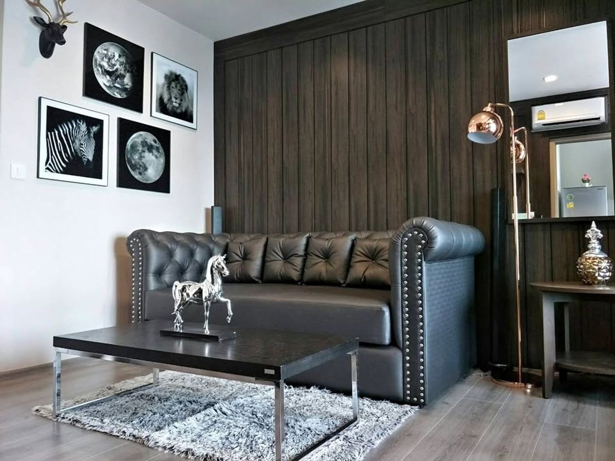 ให้เช่าคอนโดรัตนาธิเบศร์ สนามบินน้ำ พระนั่งเกล้า : The Politan Rive ชั้น 50 ห้องมุม วิวโค้งแม่น้ำ ตกแต่งใหม่ พร้อมเข้าอยู่