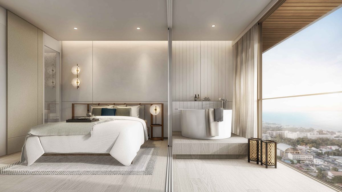 For SaleCondoHuahin, Prachuap Khiri Khan, Pran Buri : Wet Hua Hin, new condo, new room, sea view, sells below the project price