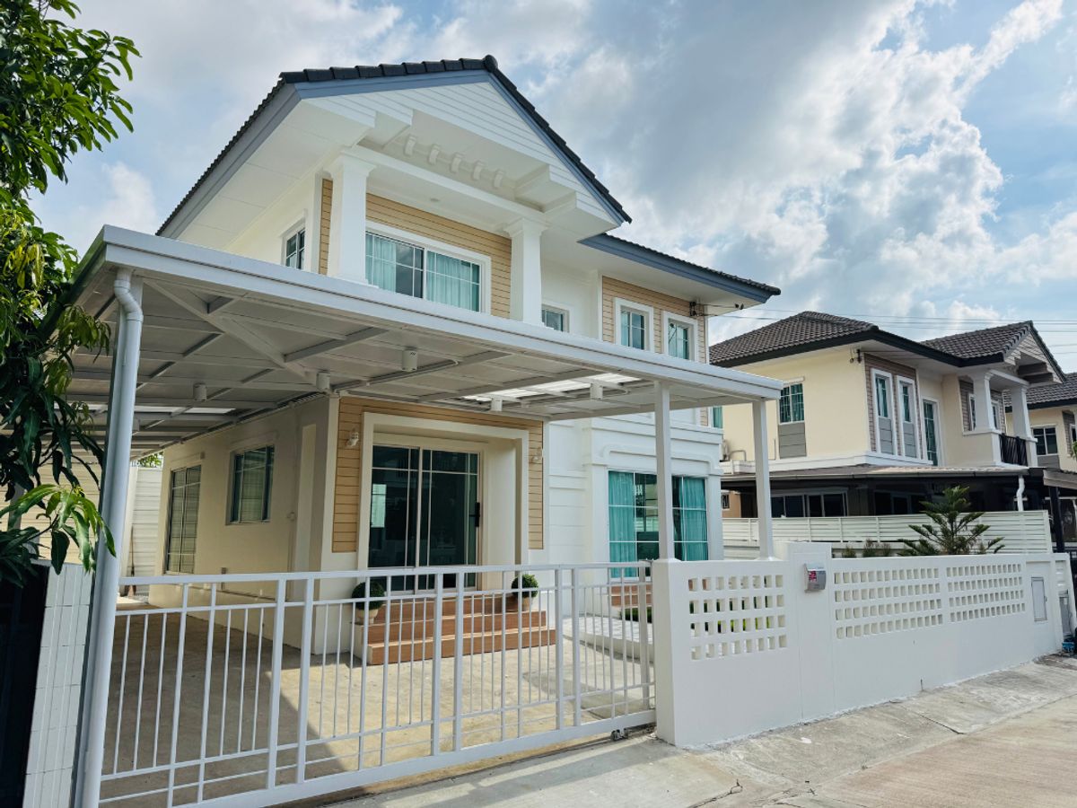 ขายบ้านสมุทรปราการ สำโรง : ขายบ้านรีโนเวทใหม่พร้อมเข้าอยู่ บางนา-ตราด กม.12 บ้านภัสสร 25 หลังMarket village บางนา-กิ่งแก้ว ใกล้สนามบินสุวรรณภูมิ