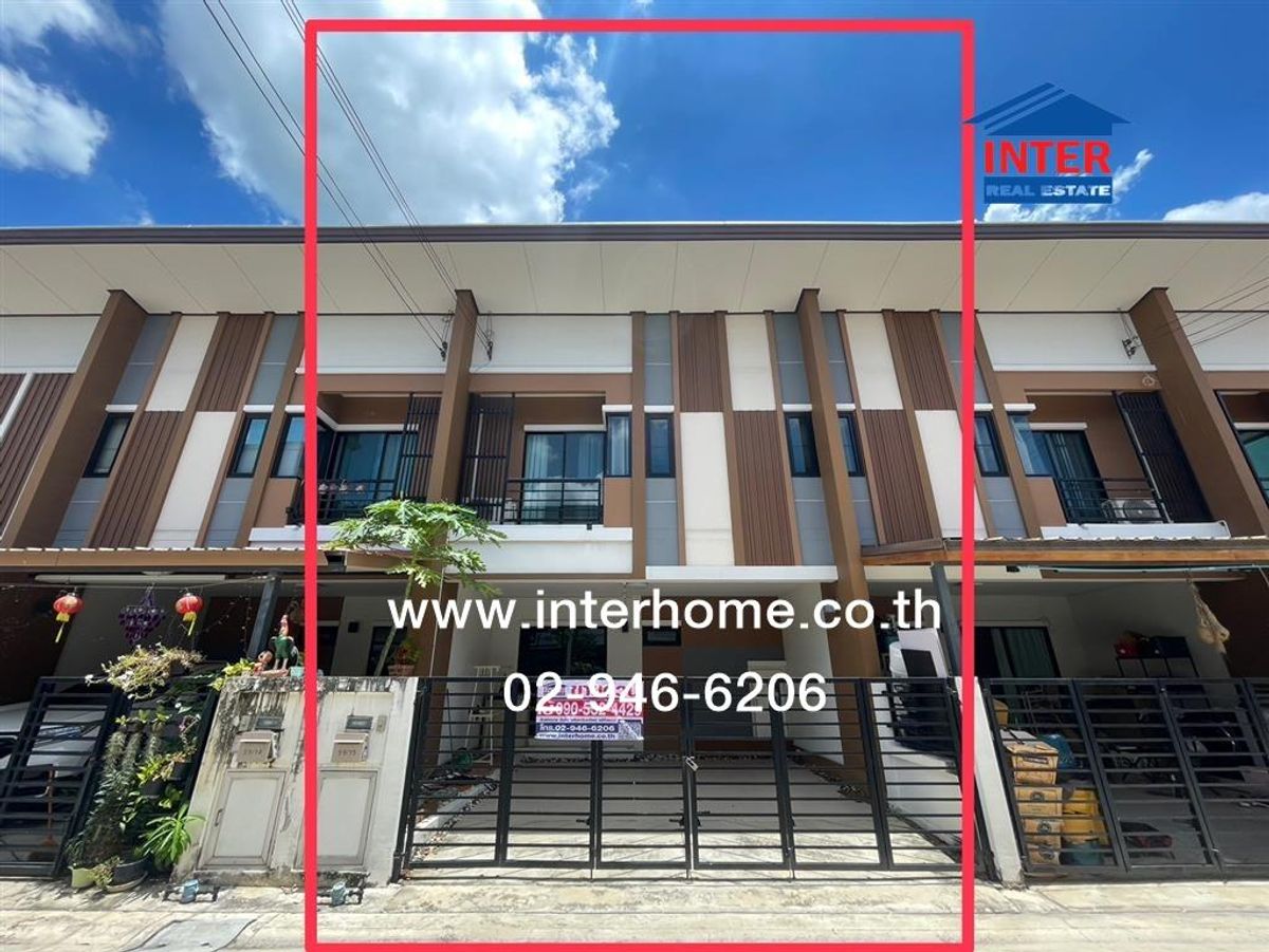 ขายทาวน์โฮมนครปฐม : ทาวน์เฮ้าส์ 2 ชั้น 20.3 ตร.ว. หมู่บ้านฟ้าทาวน์นี่ ปิ่นเกล้า-สาย5 ถนนบางกระทึก3 ถนนพุธทมนณลสาย5 สามพราน นครปฐม