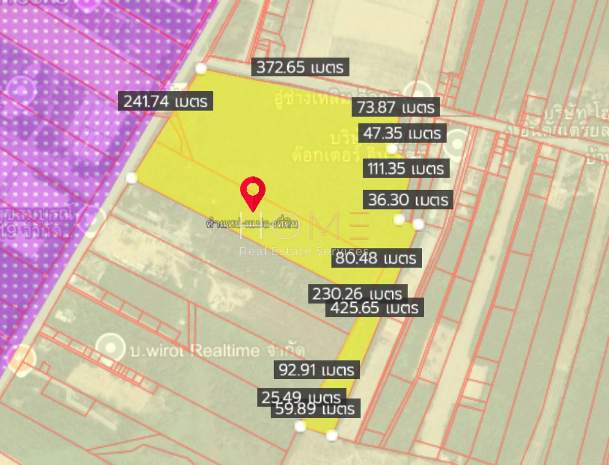 For SaleLandRayong : 97 rai of land, Nikom Pattana, on the road 3191 / (sell), Land 97 Rai Nikhom Phatthana Next to Road 3191 / (For Sale) Nut2038
