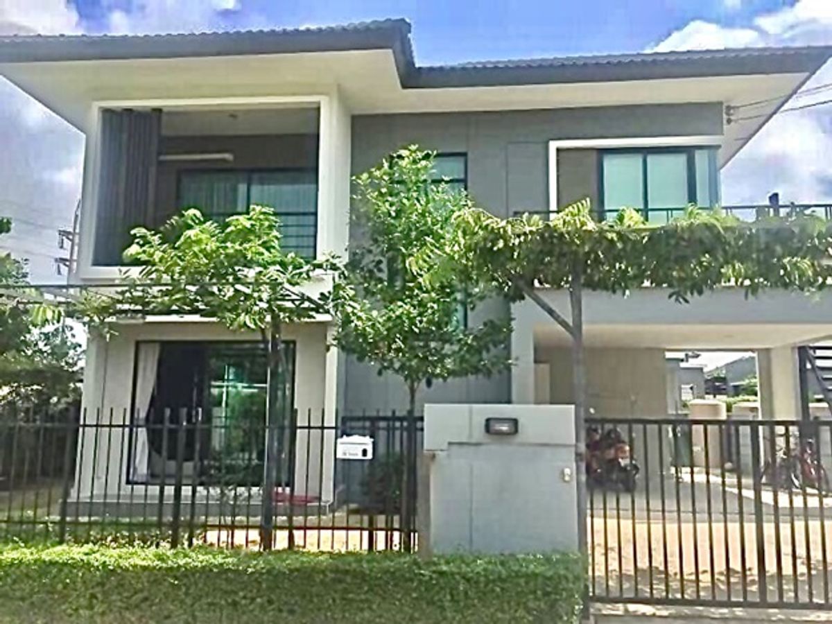 For RentHousePathum Thani,Rangsit, Thammasat : Rent a detached house near Rangsit University, Delight Delight, Don Mueang, beautiful air, 4 air conditioners