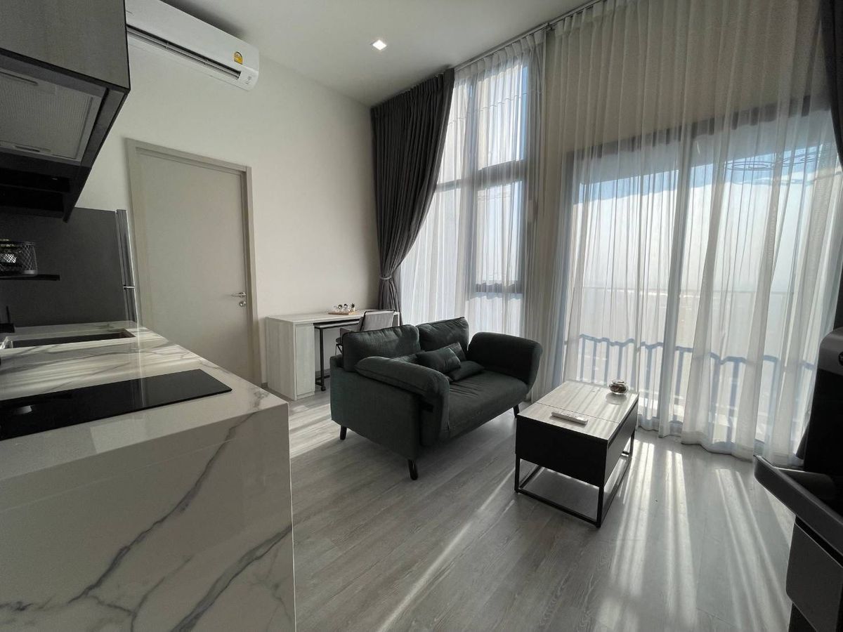 For RentCondoOnnut, Udomsuk :  🔥 Condo For [Rent] 🔥  [ The Line Sukhumvit 101 ] - 1 bed 1 bath / Fully furnished++, Spacious unit with unblockable view. Close to BTS Punnawithi. ONLY 18,000!! 👍