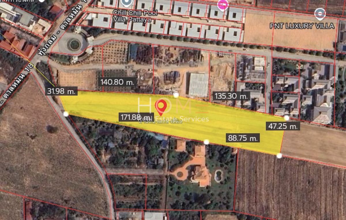 For SaleLandPattaya, Bangsaen, Chonburi : 7 rai of land, Chakka Reservoir, Pattaya / (Sell), Land 7 Rai Chak Nok Reservoir Pattaya / (For Sale) Newc532