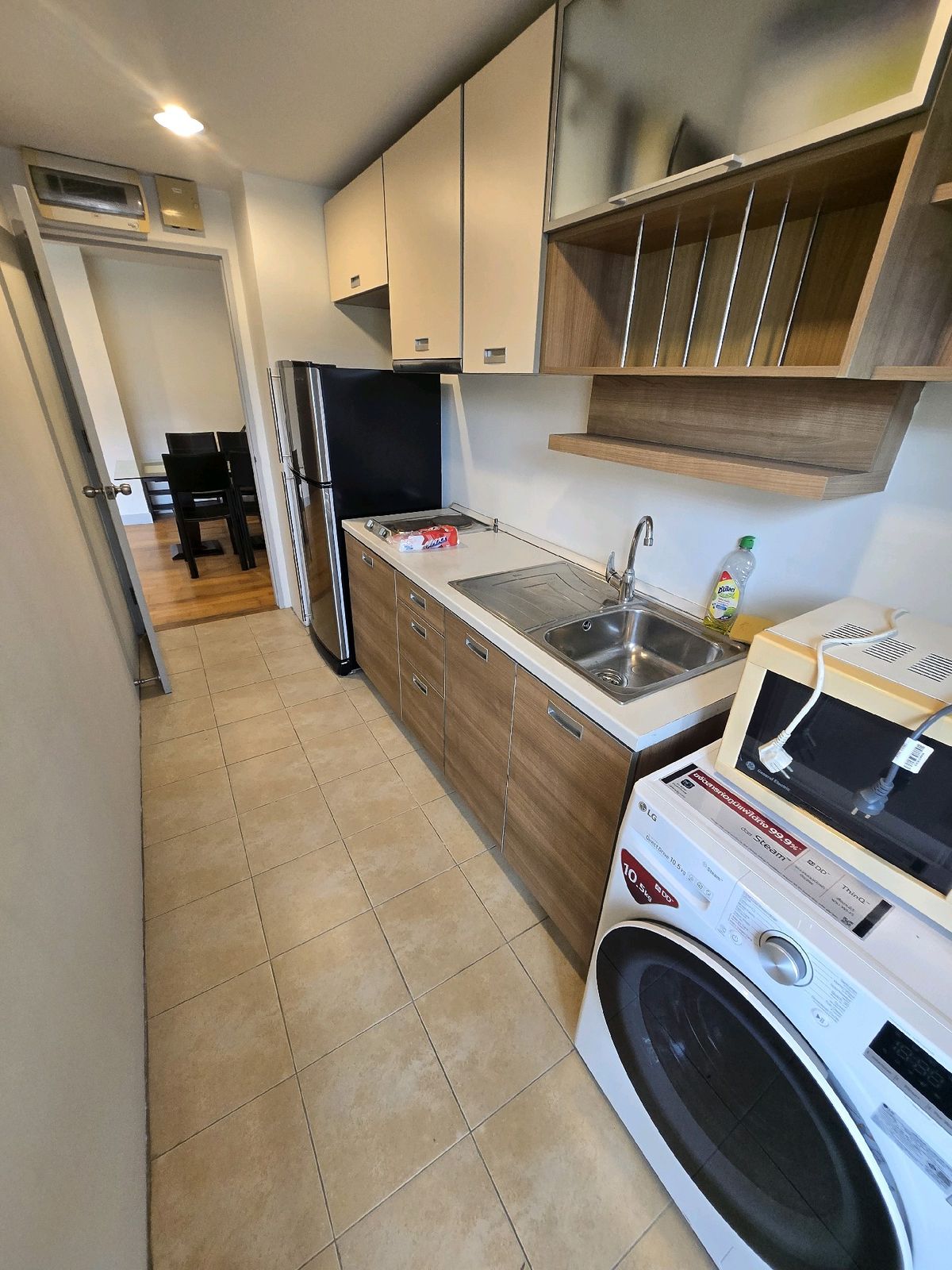 For SaleCondoWongwianyai, Charoennakor : Condo for sale at The Fine at River Charoen Nakhon- Khlong San, Bangkok, 2 bedrooms, 1 bathroom, living room, dining room, with a separate kitchen, 61 sq.m., beautiful room, good condition ready to move in. 