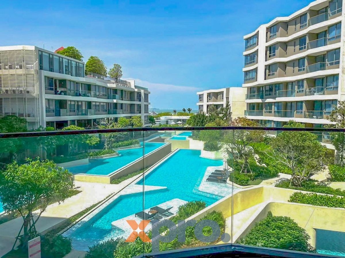 For SaleCondoHuahin, Prachuap Khiri Khan, Pran Buri : 2 bedroom condo for sale, project 𝐕𝐞𝐫𝐚𝐧𝐝𝐚 𝐑𝐞𝐬𝐢𝐝𝐞𝐧𝐜𝐞 𝐇𝐢𝐧 𝐇𝐢𝐧 Sea view and swimming pool