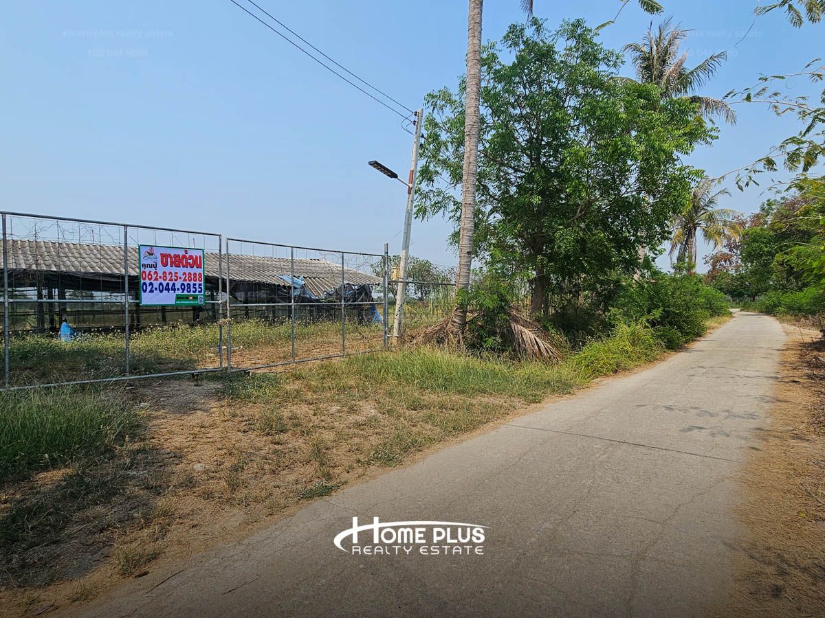 For SaleLandRatchaburi : Land with a single -story house Near Ban Pong Agricultural Cooperative Limited Ratchaburi Province, area of ​​6 rai