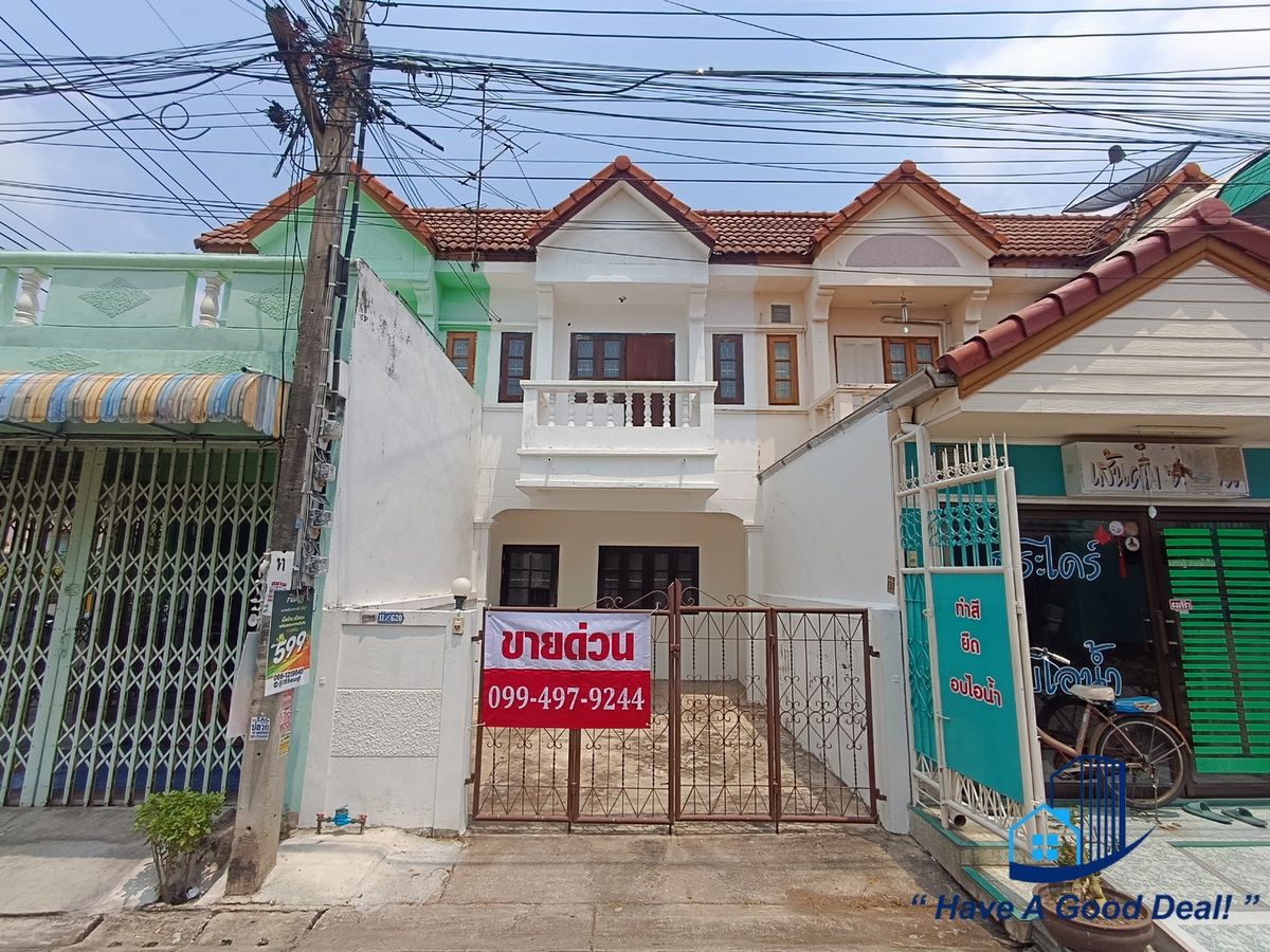ขายทาวน์โฮมบางแค เพชรเกษม : ทาวน์เฮ้าส์ 18 ตร.วา ม.สุขสันต์ 6 กาญจนาภิเษก 5/1 