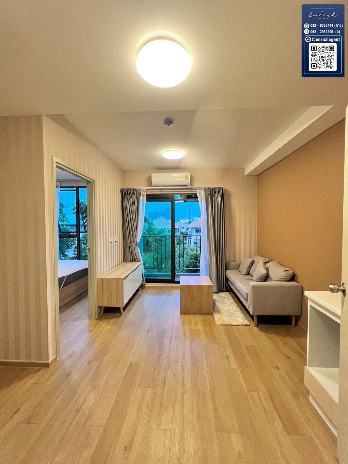 ให้เช่าคอนโดลาดพร้าว101 แฮปปี้แลนด์ : 💙ให้เช่า Feel Condo Lat Phrao 122 เครื่องใช้ไฟฟ้าครบ BTS มหาดไทย💙 092-8366444 ดาว // Line id : @enrichagent
