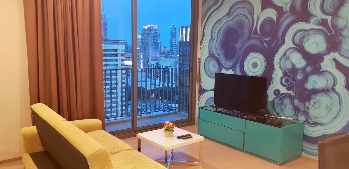 ให้เช่าคอนโดราชเทวี พญาไท : Pyne by Sansiri (ไพน์ บาย แสนสิริ) for Rent (1bed1bath 45sqm)