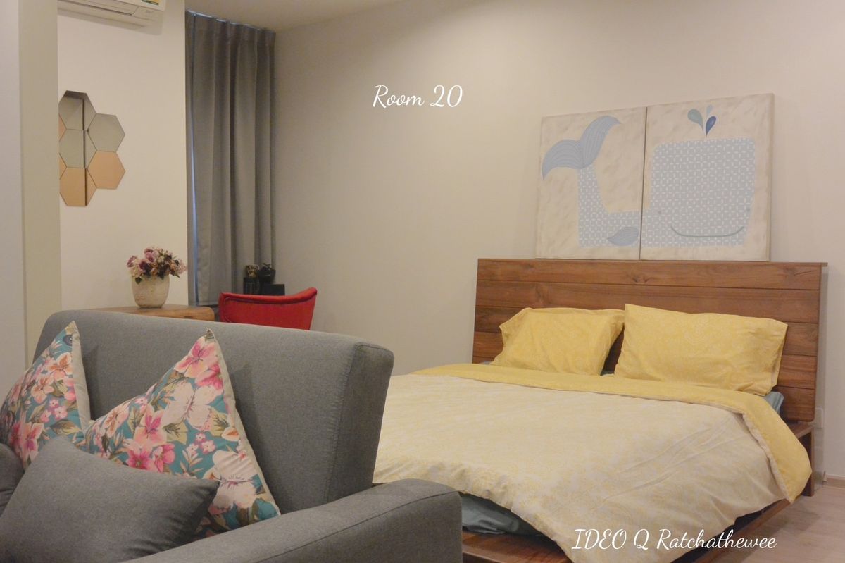 For RentCondoRatchathewi,Phayathai : Urgent rental, not high Beautiful room ready 🌈✨ Ideo Q ratchathewi near BTS Ratchathewi near Chulalongkorn Chulalongkorn University.