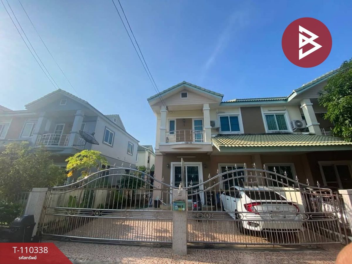 For SaleHousePathum Thani,Rangsit, Thammasat : Twin house for sale, asset village 1, Rangsit-Khlong 4, Thanyaburi, Pathum Thani