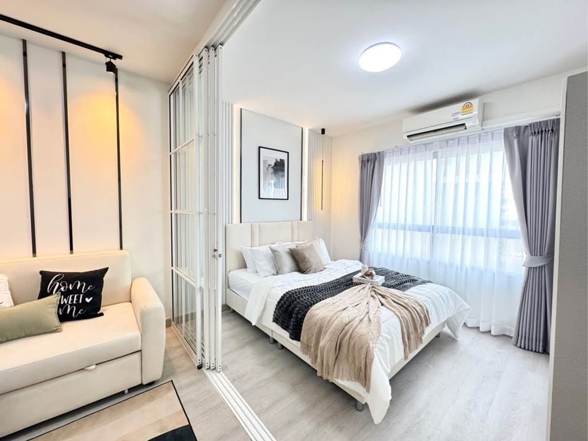 ขายคอนโดเสรีไทย-นิด้า : 🎉✨ คอนโด 624 คอนโดเลต ลาดพร้าว ✨ ตกแต่งใหม่สวย เฟอร์ครบ พร้อมอยู่ 