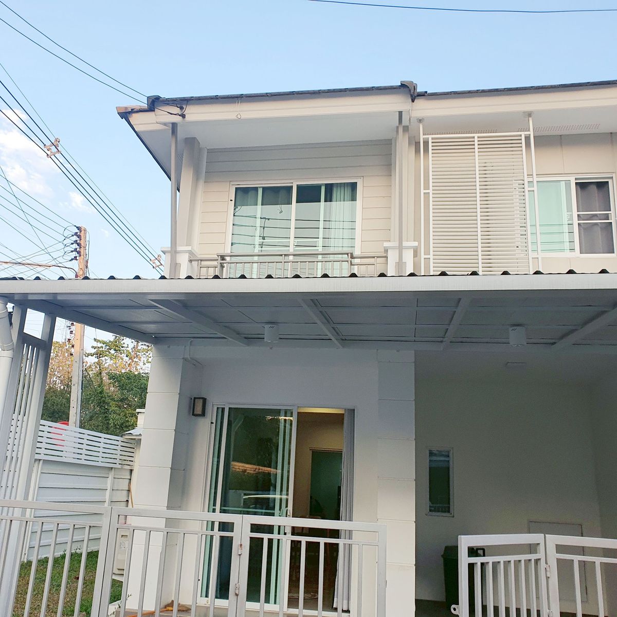 For RentTownhomeChiang Mai : Townhouse in the project Rent 26,000 baht per month, near Payap, only 5 minutes. No.6H282
