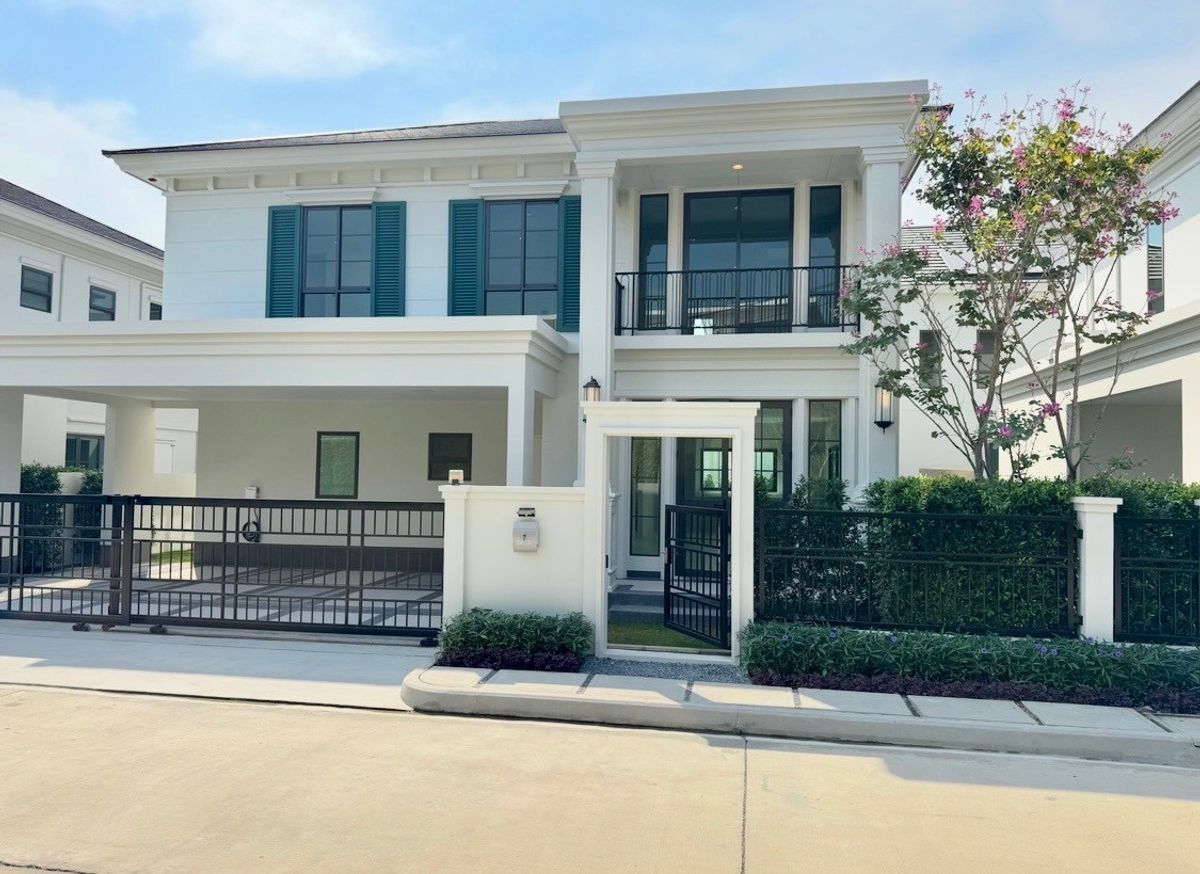 ให้เช่าบ้านบางนา แบริ่ง ลาซาล : 🏡ให้เช่าบ้านหรู บ้านใหม่ เศรษฐสิริ บางนา กม. 10 เพิ่งตกแต่งเสร็จ เฟอร์ครบ ใกล้รร.นานาชาติ 8 รร. ใกล้สนามกอล์ฟ ใกล้เมกะ บางนา สุวรรณภูมิ
