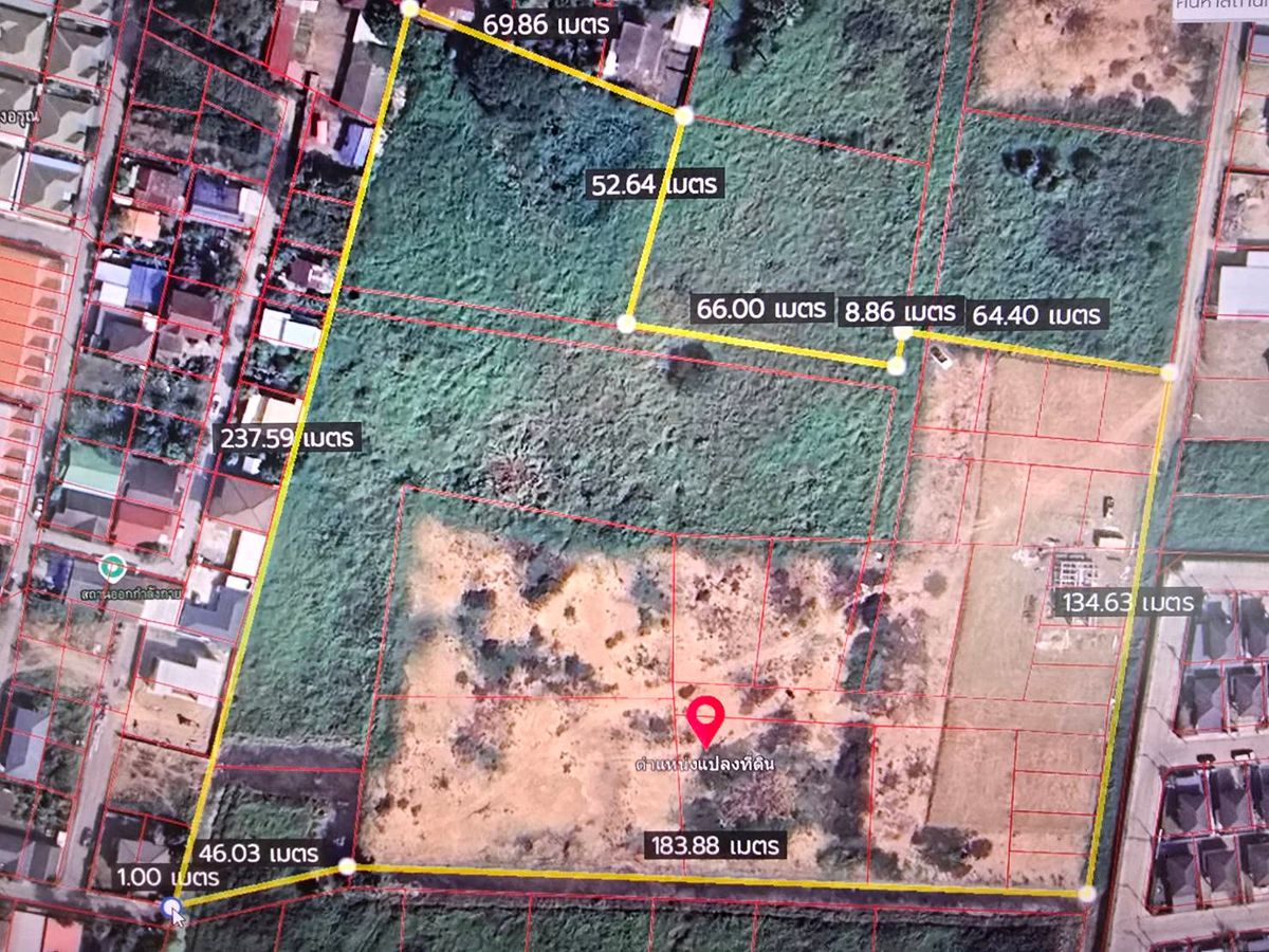 For SaleLandPhitsanulok : ✨ Gold land plot In the heart of Phitsanulok! Suitable for premium projects, hospitals, hotels, villages on land 20 rai