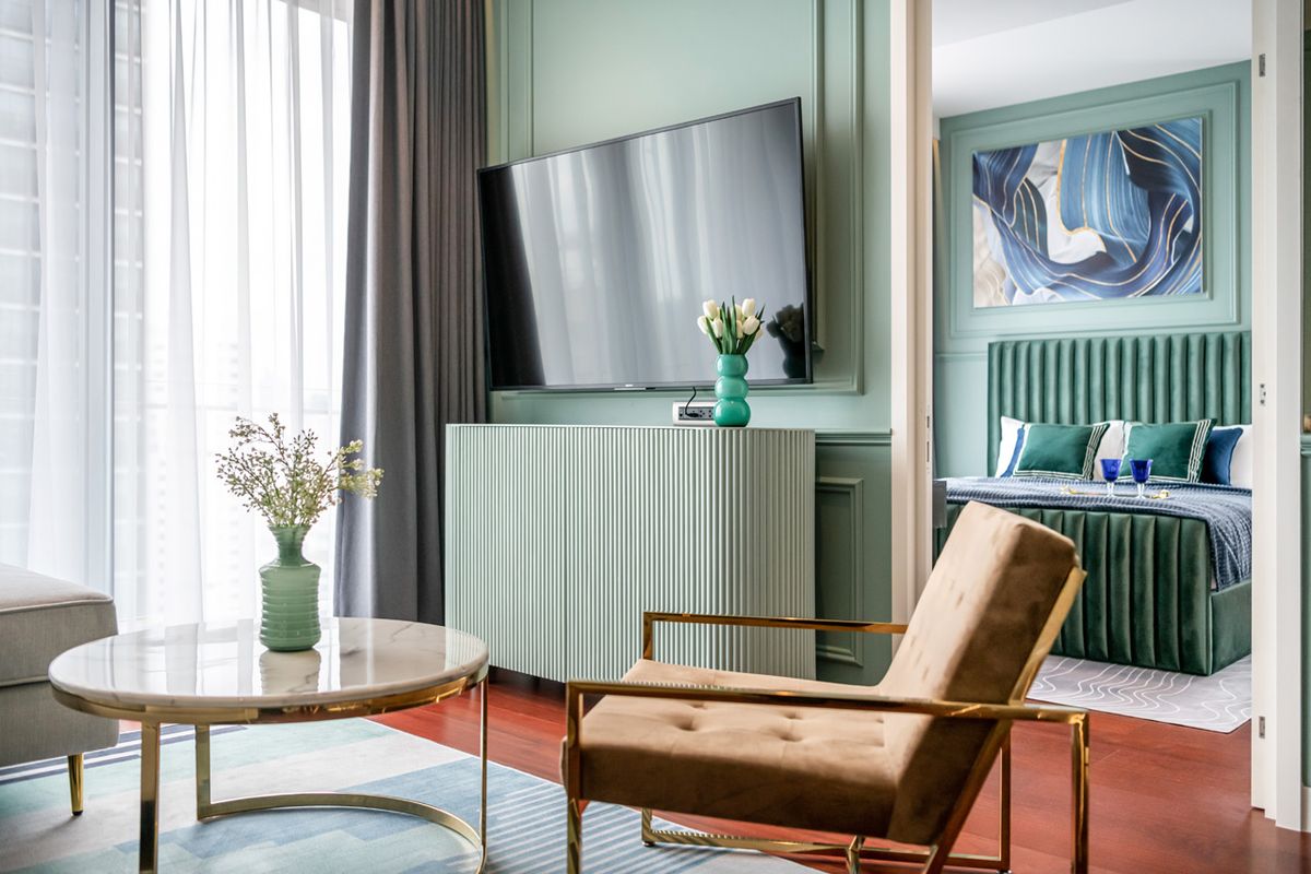 ให้เช่าคอนโดสุขุมวิท อโศก ทองหล่อ : 🔥ให้เช่าด่วน🔥 Khun by Yoo Thonglor 2 ห้องนอน 2 ห้องน้ำ Super Luxury ตกแต่งหรู ห้องสวย เฟอร์นิเจอร์ครบ❗