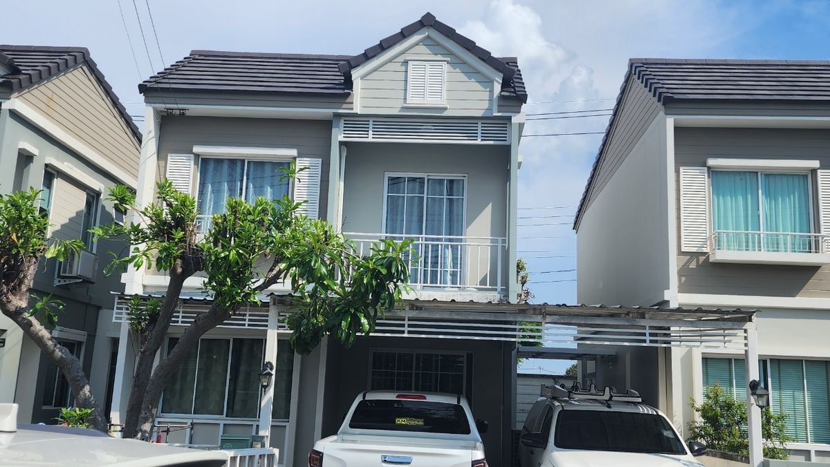ขายทาวน์โฮมสมุทรปราการ สำโรง : ทาวน์เฮ้าส์ 2 ชั้น หมู่บ้าน เดอะ วิลเลจ บางนา-วงแหวนฯ 2