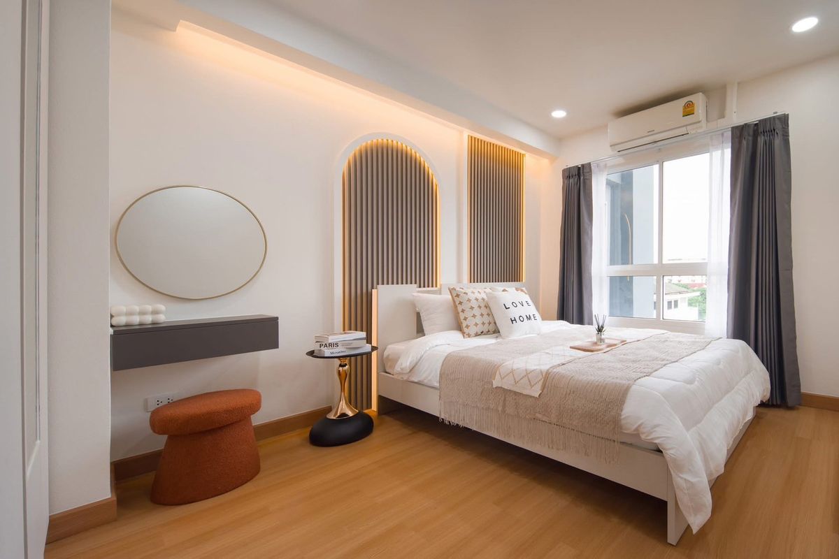 For SaleCondoLadprao101, Happy Land, The Mall Bang Kapi : 💢 Large corner room 35 sqm. || installments 6, xxx near the Mall Bangkapi || 🚝 5 minutes MRT Lat Phrao |#Lat Phrao 101