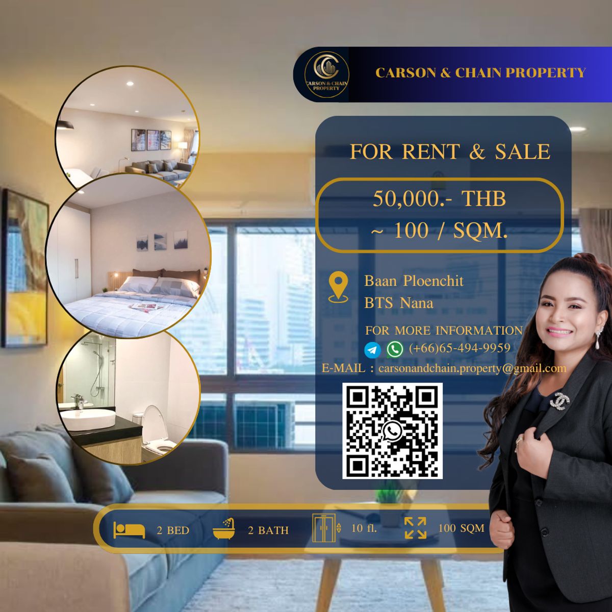 For RentCondoWitthayu, Chidlom, Langsuan, Ploenchit : Baan Ploenchit