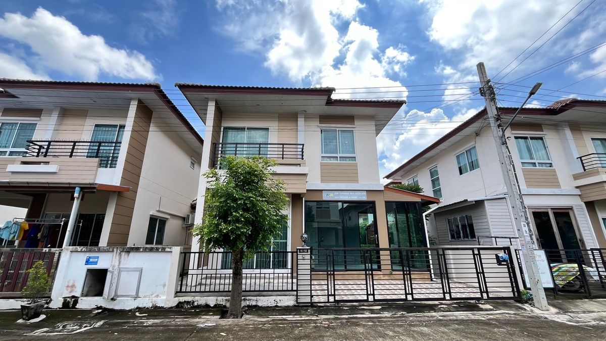 ขายมีนบุรี-ร่มเกล้า : บ้านแฝด 2 ชั้น หมู่บ้าน เต็มสิริ วิลเลจ 