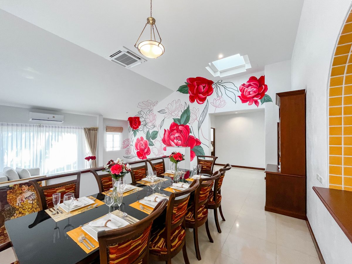 ขายบ้านพัทยา บางแสน ชลบุรี สัตหีบ : ขายวิลล่าชั้นเดียว Green Olive Villa Amata Spring Golf 3 ห้องนอน ริมสนามกอล์ฟ การีนตีบรรยากาศดีแน่นอน [SHNH00012]