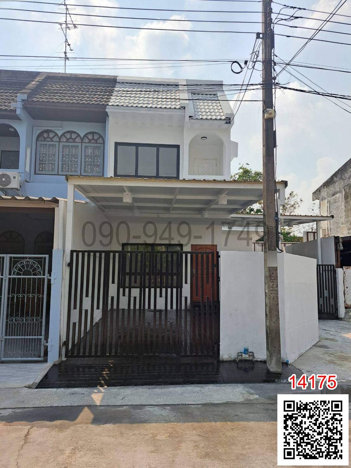 For SaleHouseSeri Thai, Ramkhamhaeng Nida : 2 storey house for sale, Si Rin Thep Village Project, Baan Lang, corner, Soi Seri Thai 63
