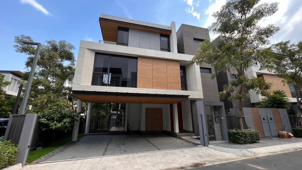 For RentHouseRama3 (Riverside),Satupadit : 3 -storey house for Rama 3 68 sq. W. 350 sqm. 4 bedrooms, 4 water, 3 parking, 1 housekeeper, good condition, ready