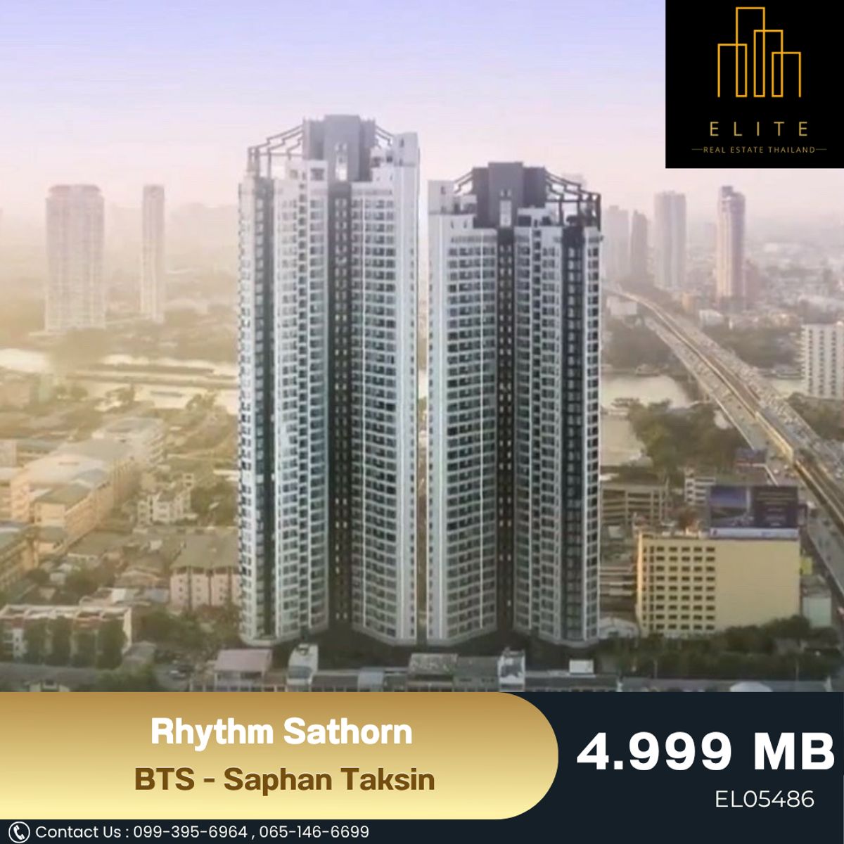 ขายคอนโดสาทร นราธิวาส : ✨ คอนโด High Rise ตกแต่งครอบพร้อมอยู่ใจกลางสาทร วิวโค้งแม่น้ำเจ้าพระยาเต็มสายตา ✔