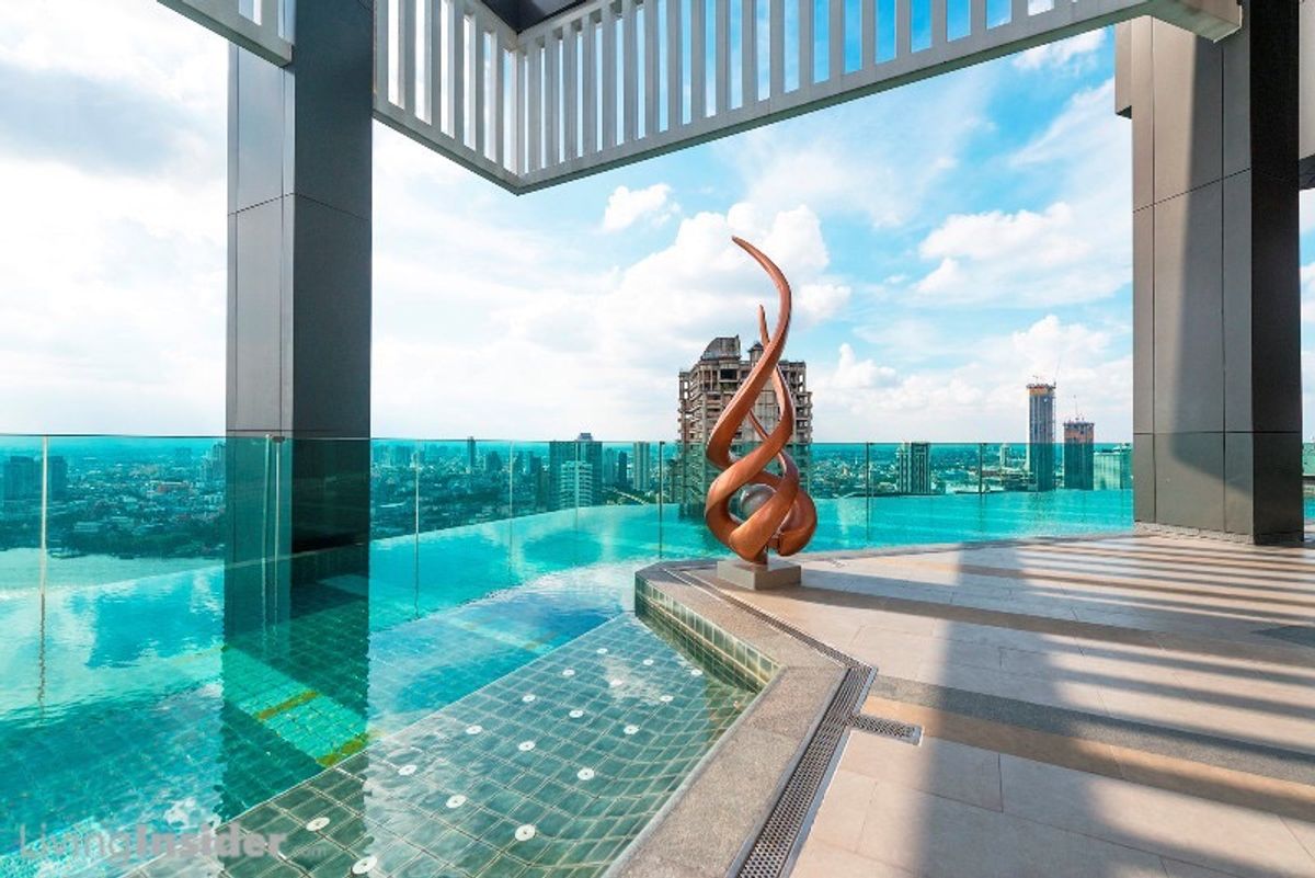 ขายคอนโดสาทร นราธิวาส : ✨ คอนโด High Rise ตกแต่งครอบพร้อมอยู่ใจกลางสาทร วิวโค้งแม่น้ำเจ้าพระยาเต็มสายตา ✔