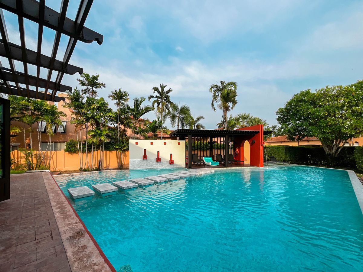 ขายบ้านพัทยา บางแสน ชลบุรี สัตหีบ : ขายวิลล่าชั้นเดียว Green Olive Villa Amata Spring Golf 3 ห้องนอน ริมสนามกอล์ฟ การีนตีบรรยากาศดีแน่นอน [SHNH00012]