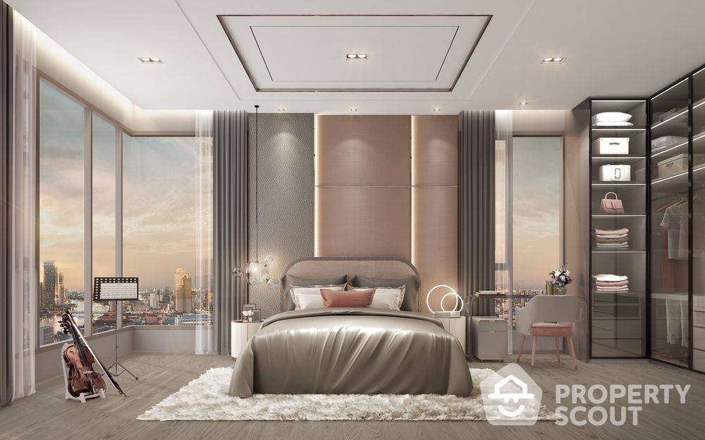 For SaleCondoSathorn, Narathiwat : 3-BR Condo at Rhythm Charoenkrung Pavilion near BTS Saphan Taksin