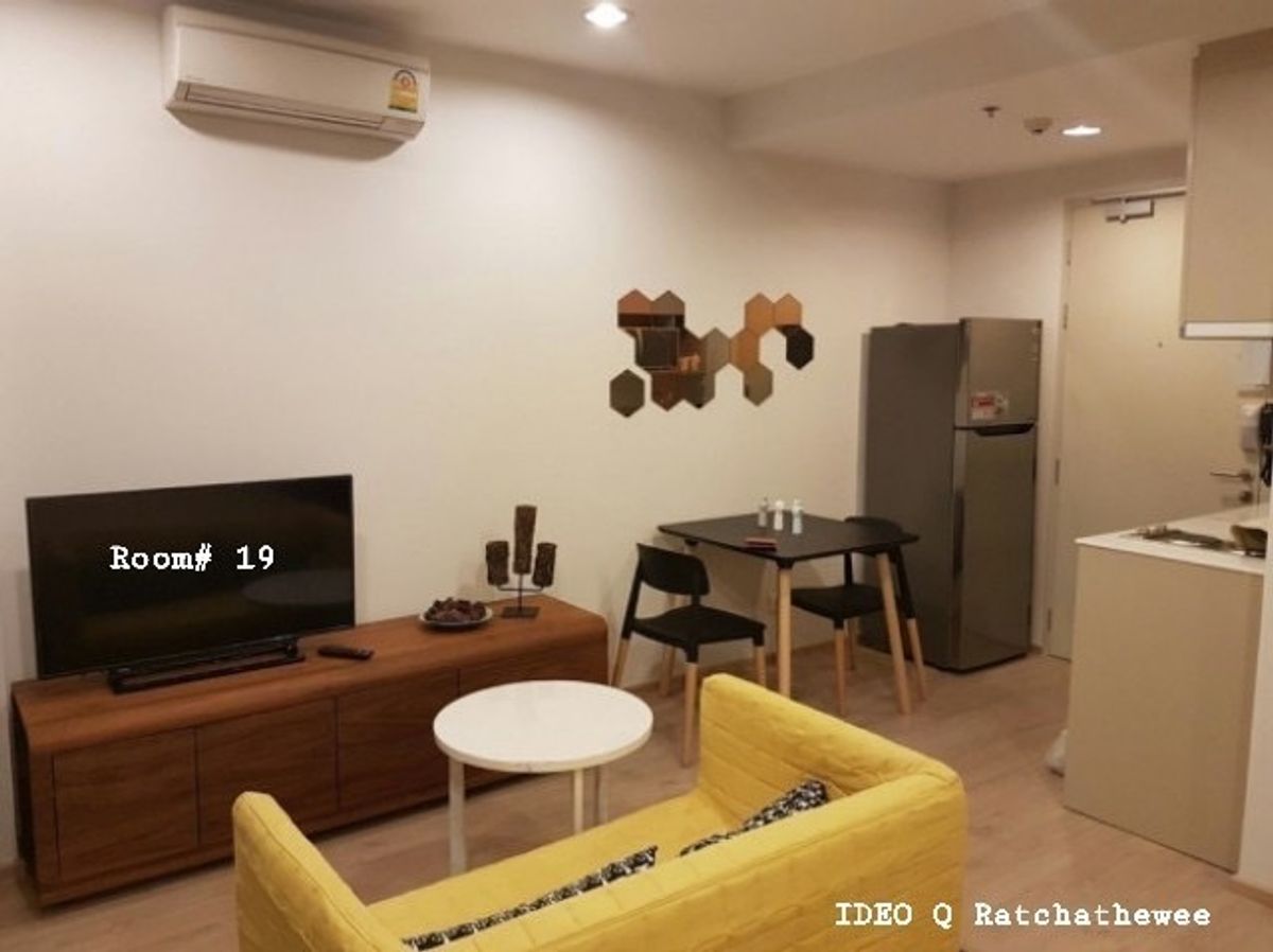 For RentCondoRatchathewi,Phayathai : 🔥 Don't miss it! IDEO Q Ratchathewi 1 Bedroom 34 sq.m. For rent only 20,000 baht/month. Contact 0968623850 🔥