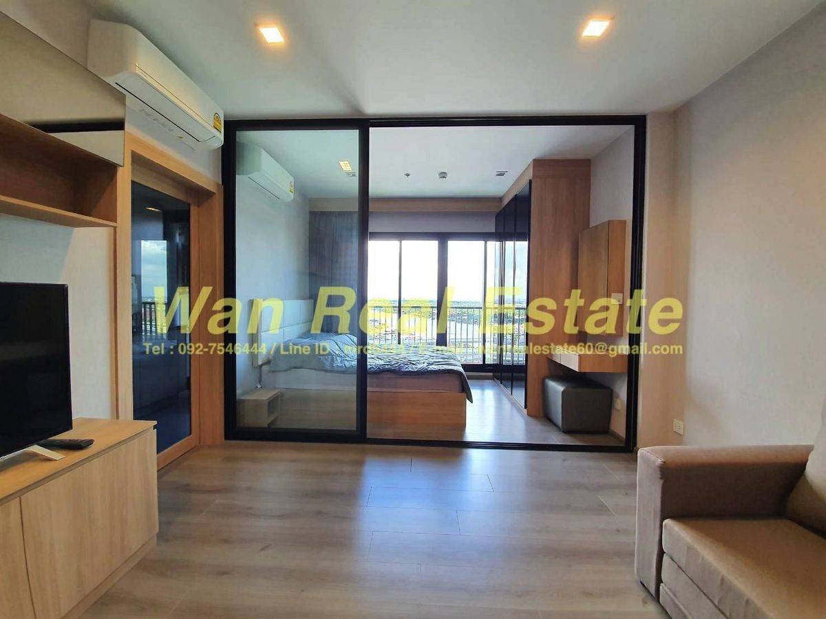 For SaleCondoRattanathibet, Sanambinna : Selling The Politan Rive, 22nd floor, size 31 sq.m.