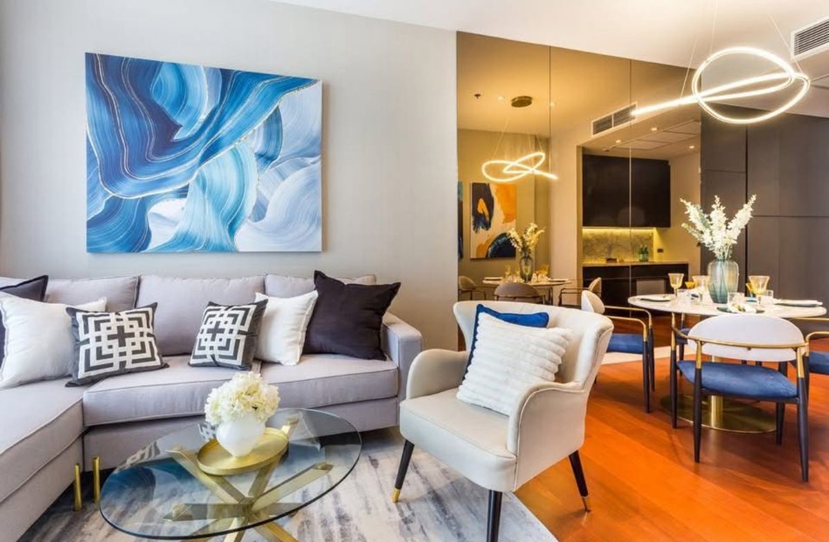 ให้เช่าคอนโดสุขุมวิท อโศก ทองหล่อ : Rental : Rental : Selling Khun By Yoo Thonglor , 1 Bed 1 Bath , 50.02 sqm , 19 Floor 
