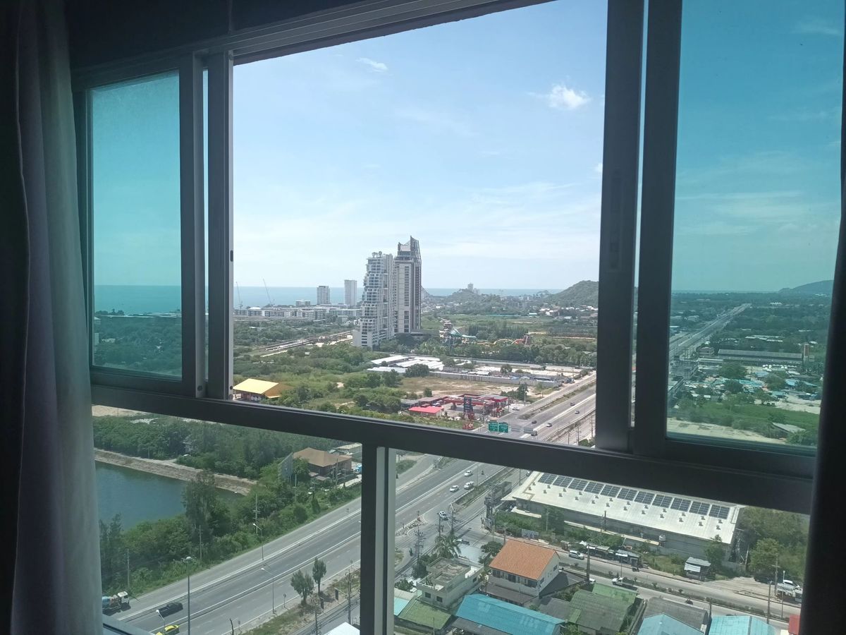 ขายคอนโดหัวหิน ประจวบคีรีขันธ์ : ขาย คอนโด หัวหิน บ้านเคียงฟ้า ชั้นสูง วิวทะเล วิวโปร่ง ไม่บังวิว ขายต่ำกว่าราคาประเมิน เครือ แสนสิริ