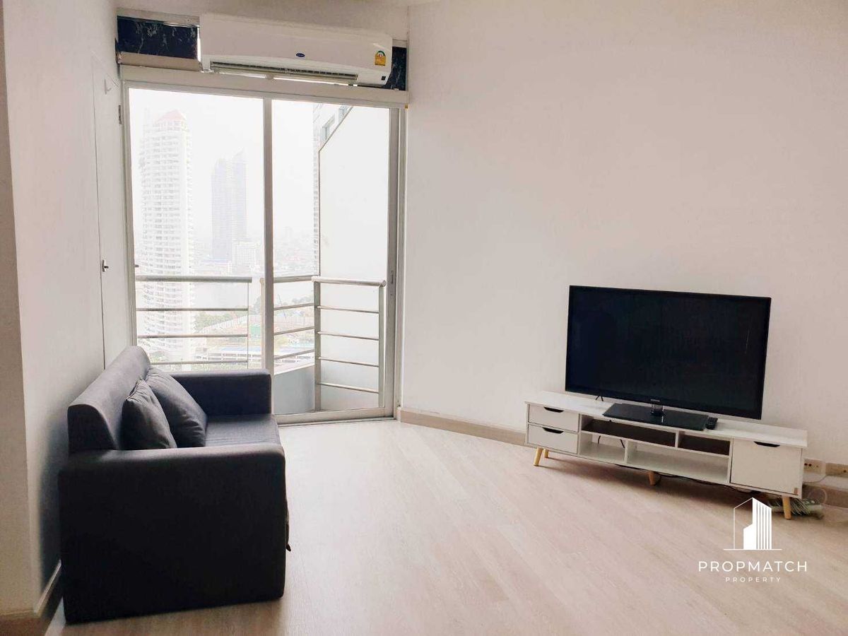 ให้เช่าคอนโดวงเวียนใหญ่ เจริญนคร : ✨ Flash Deal ✨Baan Sathorn Chao Phraya(1Bed1Bath45SQM.) พร้อมอยู่ !! เพียง 18,000 บาทต่อเดือน Tel.0981315848 @propmatch