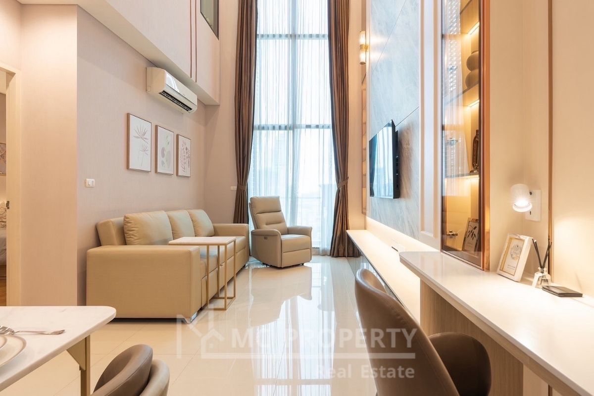 For SaleCondoRama9, Petchburi, RCA : Villa Asoke 2 bedroom 102sqm duplex 30fl++ for sale only 17.75Mb Please contact 0816878954