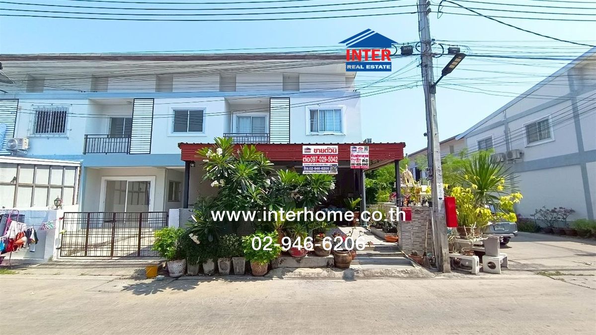 ขายทาวน์โฮมสมุทรปราการ สำโรง : ทาวน์เฮ้าส์ 2 ชั้น 31.3 ตร.ว. หมู่บ้านสมชายพัฒนา ใกล้วัดสวนส้ม อิมพีเรียลสำโรง ซอยบางโปรง1/1 ถนนปู่เจ้าสมิงพราย เมืองสมุทรปราการ สมุทรปราการ