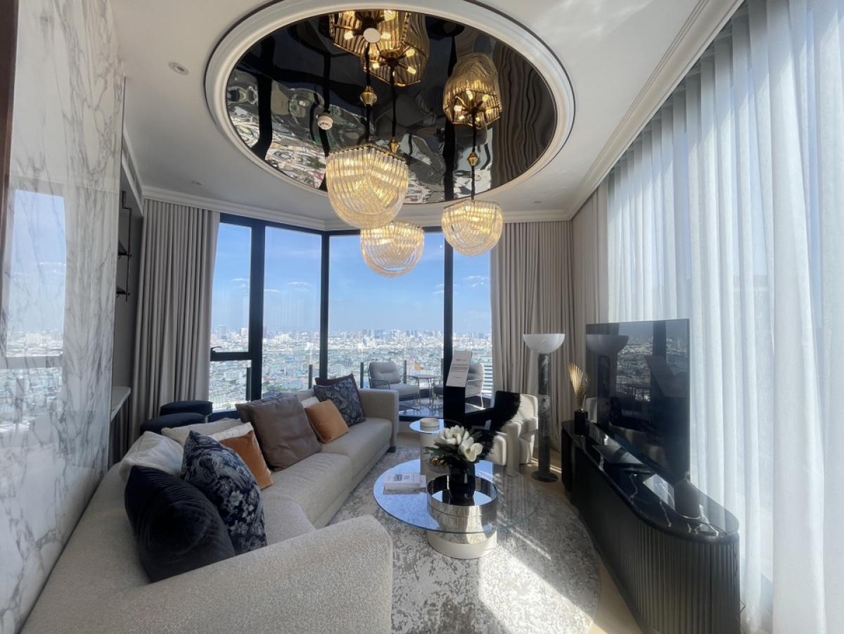 ขายคอนโดพระราม 9 เพชรบุรีตัดใหม่ RCA : For Sale ขายห้องตัวอย่าง PENHOUSE !  Ashton asoke-rama9 แอสตัน 2 Bed 134 sq.m ชั้นสูง 43+ ราคา 44 ล้านบาท 💯