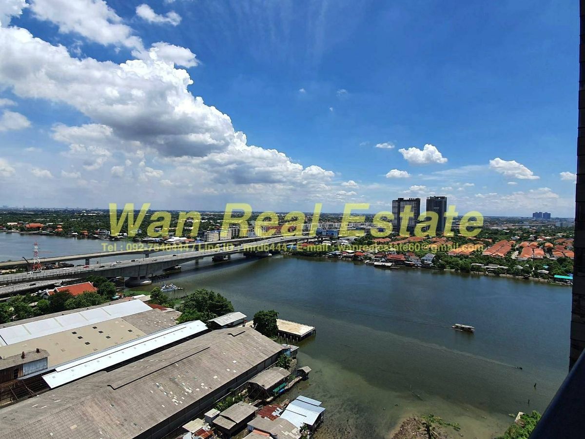 For SaleCondoRattanathibet, Sanambinna : Selling The Politan Rive, 22nd floor, size 31 sq.m.